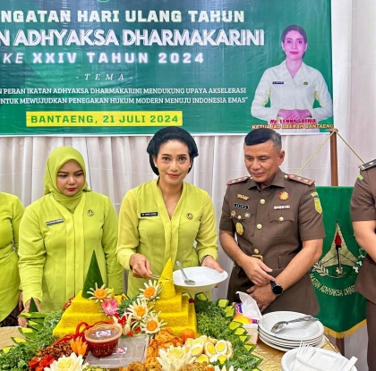 Kajari Bantaeng Syukuran HUT Ikatan Adhyaksa Dharmakarini ke-24