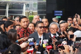 Sekjen PDI Perjuangan Hasto Kristiyanto penuhi panggilan KPK