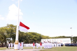 Paskibraka Bantaeng Sukses Kibarkan Bendera Merah Putih