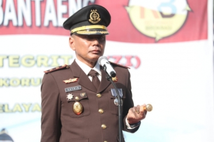 Peringatan Hari Bhakti Adhyaksa ke-64, Kajari Bantaeng Pimpin Pelaksanaan Upacara